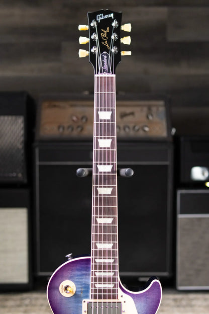 Gibson Les Paul Standard 50s Figured Top Electric Guitar - Blueberry Burst with Hardshell Case