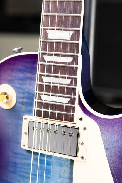 Gibson Les Paul Standard 50s Figured Top Electric Guitar - Blueberry Burst with Hardshell Case