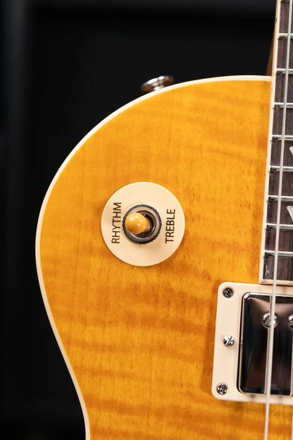 Gibson Les Paul Standard 50s Figured Top Electric Guitar - Honey Amber with Hardshell Case