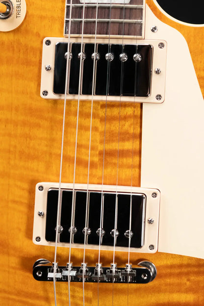 Gibson Les Paul Standard 50s Figured Top Electric Guitar - Honey Amber with Hardshell Case