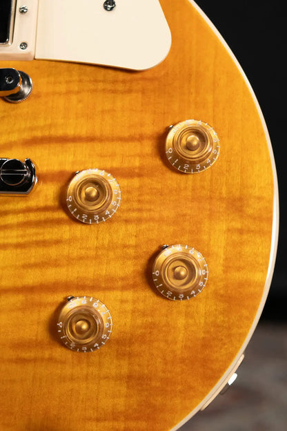 Gibson Les Paul Standard 50s Figured Top Electric Guitar - Honey Amber with Hardshell Case