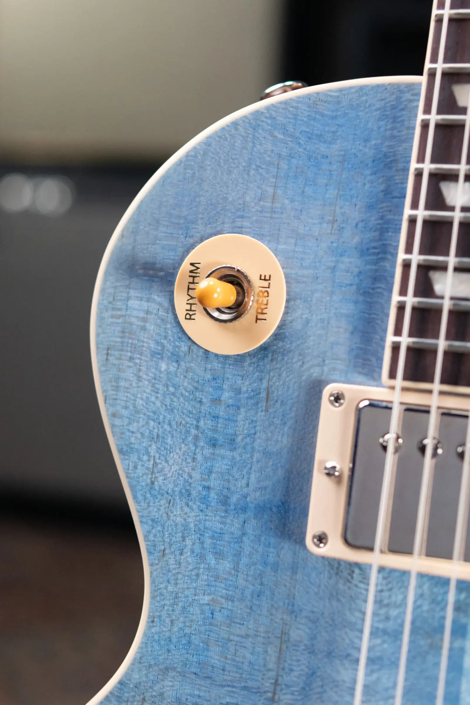 Gibson Les Paul Standard '50s Figured Top Electric Guitar - Ocean Blue with Hardshell Case
