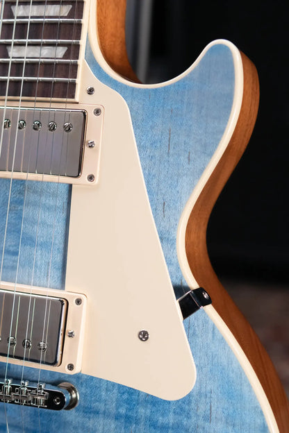 Gibson Les Paul Standard '50s Figured Top Electric Guitar - Ocean Blue with Hardshell Case