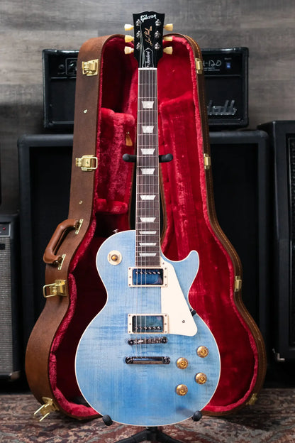 Gibson Les Paul Standard '50s Figured Top Electric Guitar - Ocean Blue with Hardshell Case