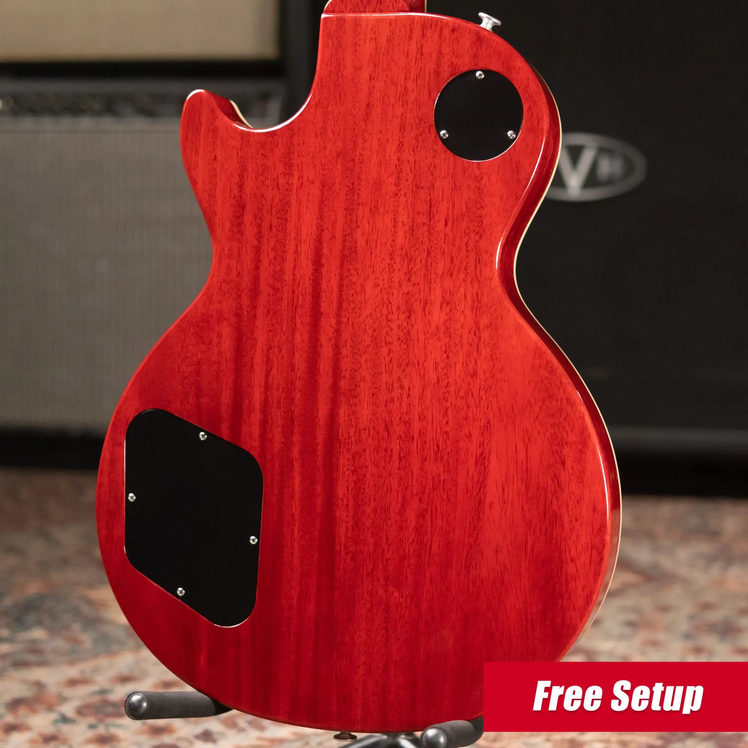 Gibson Les Paul Standard 50s Figured Top Electric Guitar - Sixties Cherry with Hardshell Case
