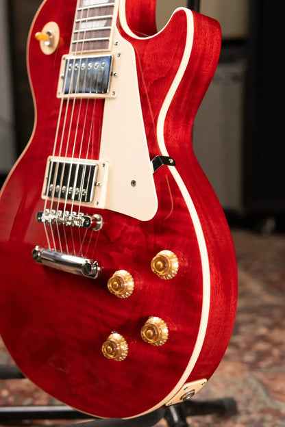Gibson Les Paul Standard 50s Figured Top Electric Guitar - Sixties Cherry with Hardshell Case