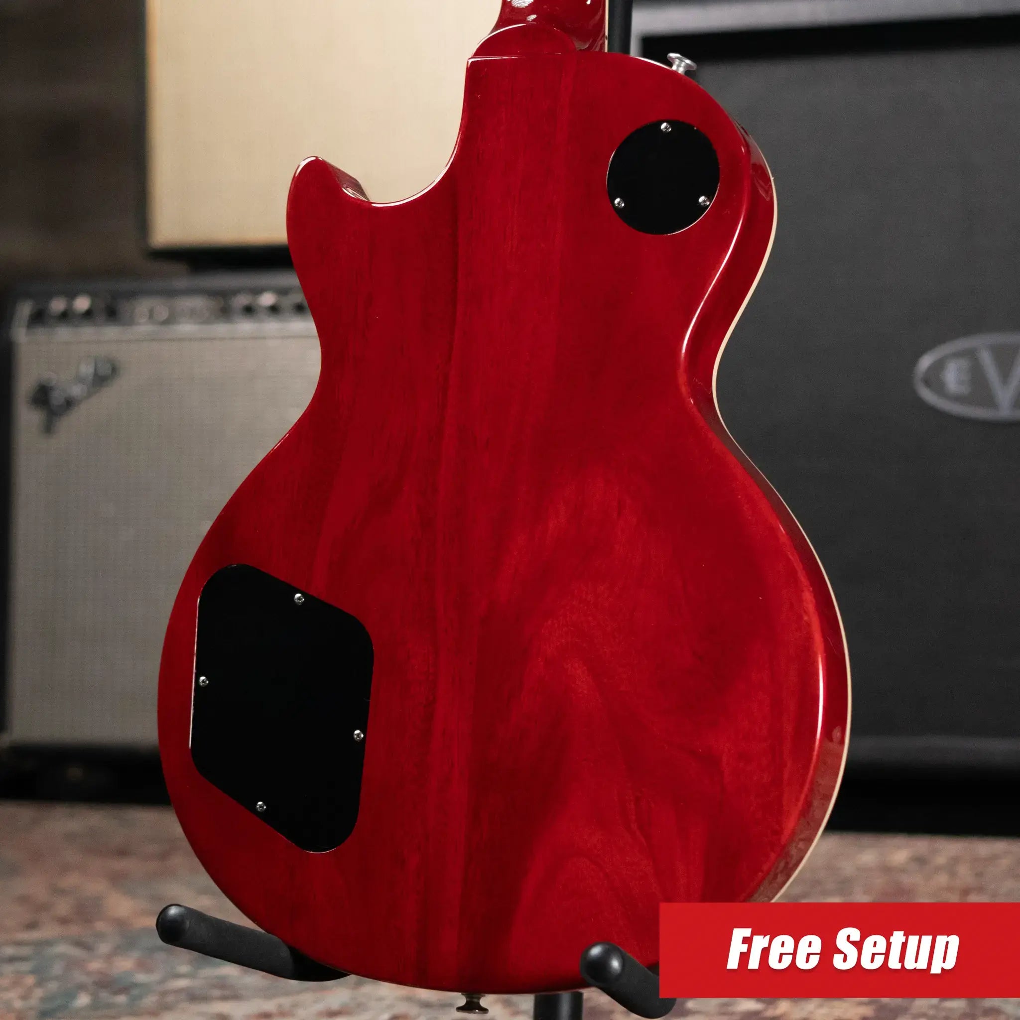 Gibson Les Paul Standard 50s Figured Top Electric Guitar - Sixties Cherry with Hardshell Case