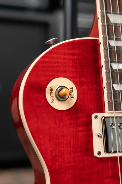 Gibson Les Paul Standard 50s Figured Top Electric Guitar - Sixties Cherry with Hardshell Case