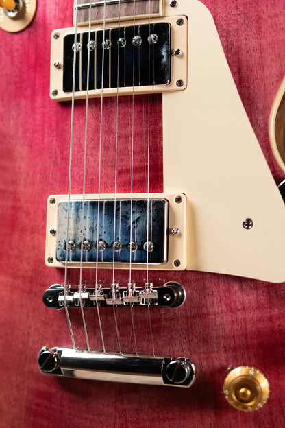 Gibson Les Paul Standard '50s Figured Top Electric Guitar - Translucent Fuchsia with Hardshell Case