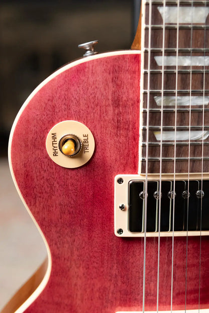 Gibson Les Paul Standard '50s Figured Top Electric Guitar - Translucent Fuchsia with Hardshell Case