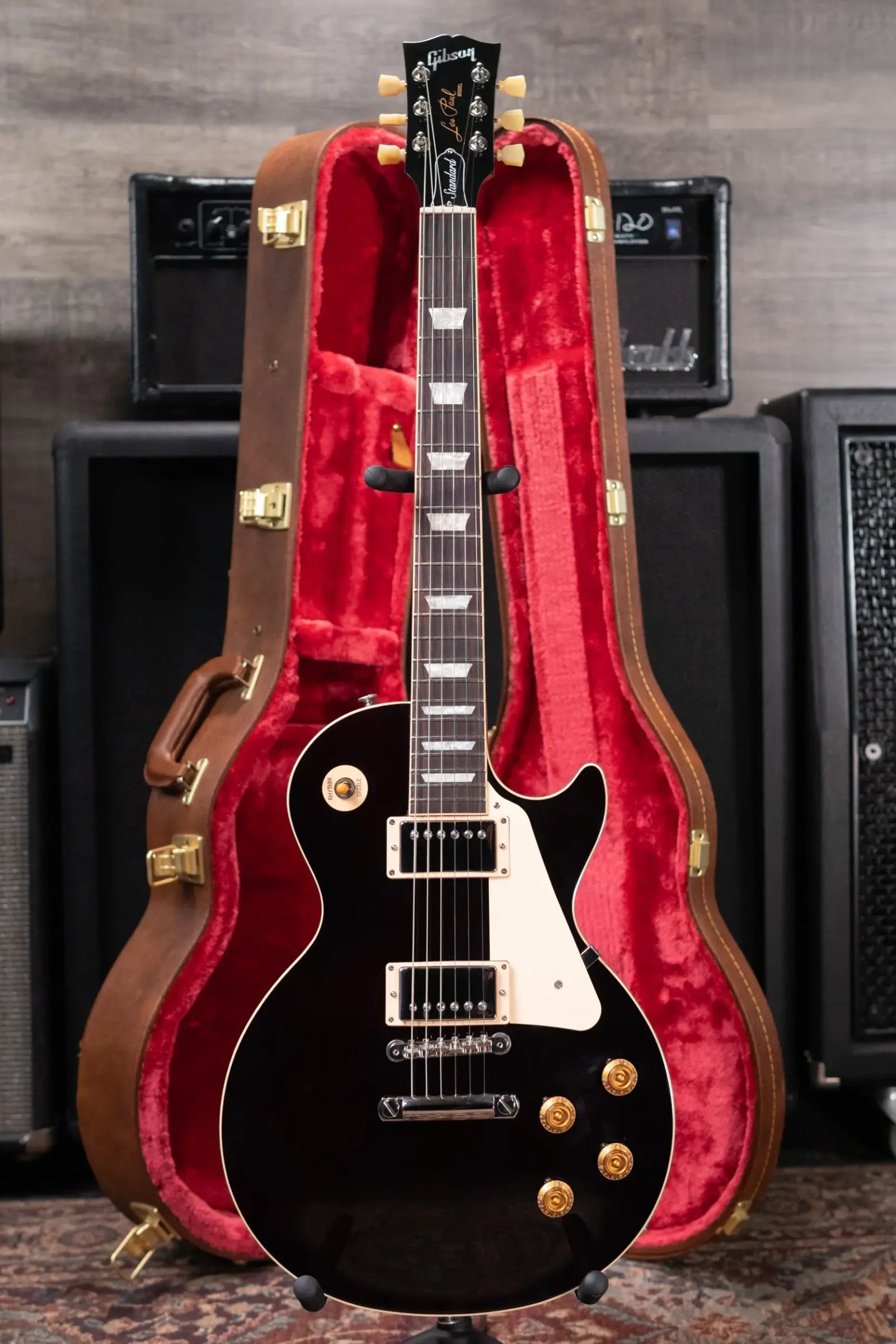 Gibson Les Paul Standard 50s Figured Top - Translucent Oxblood with Hardshell Case - Used