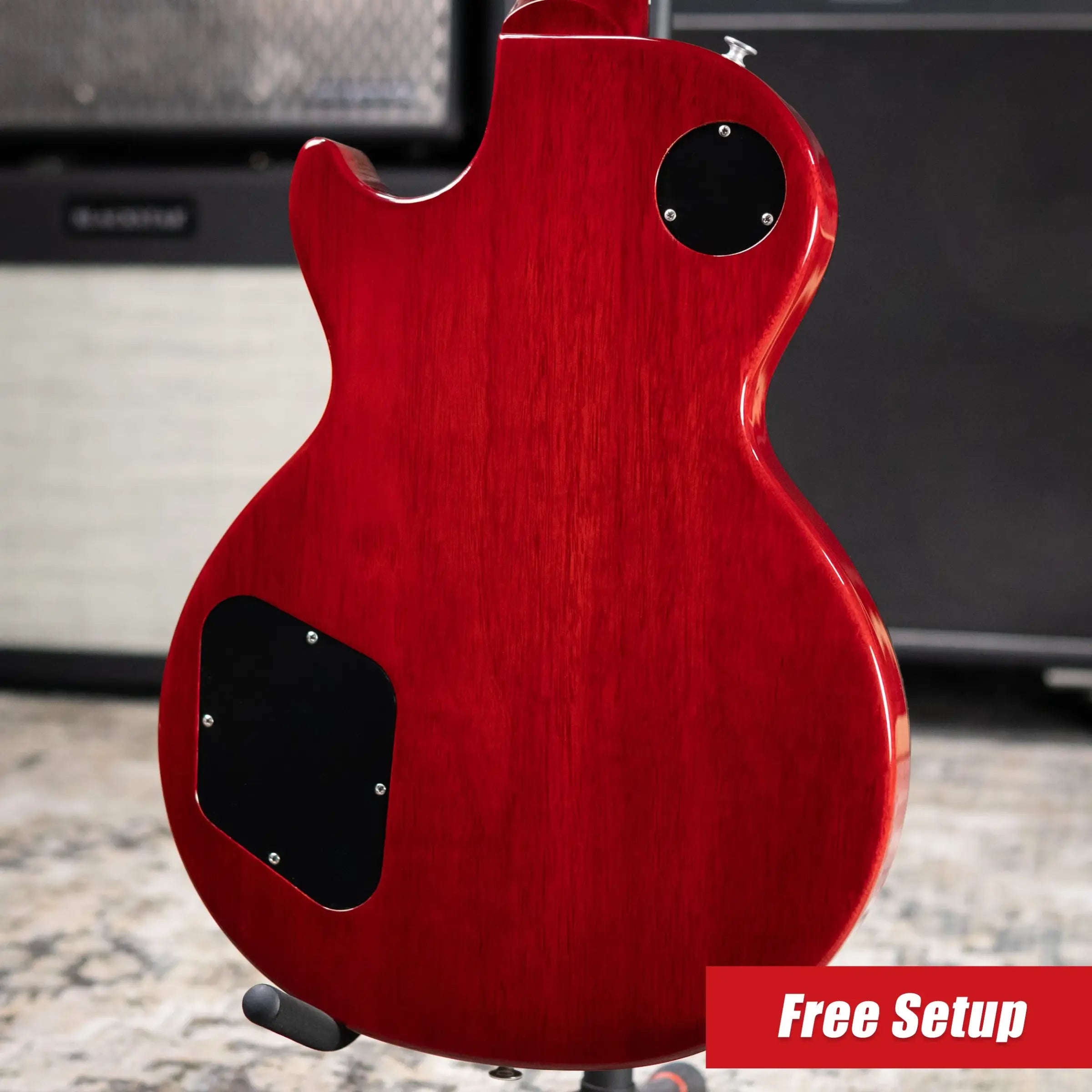 Gibson Les Paul Standard 50s Mahogany Top Electric Guitar - Vintage Cherry with Hardshell Case