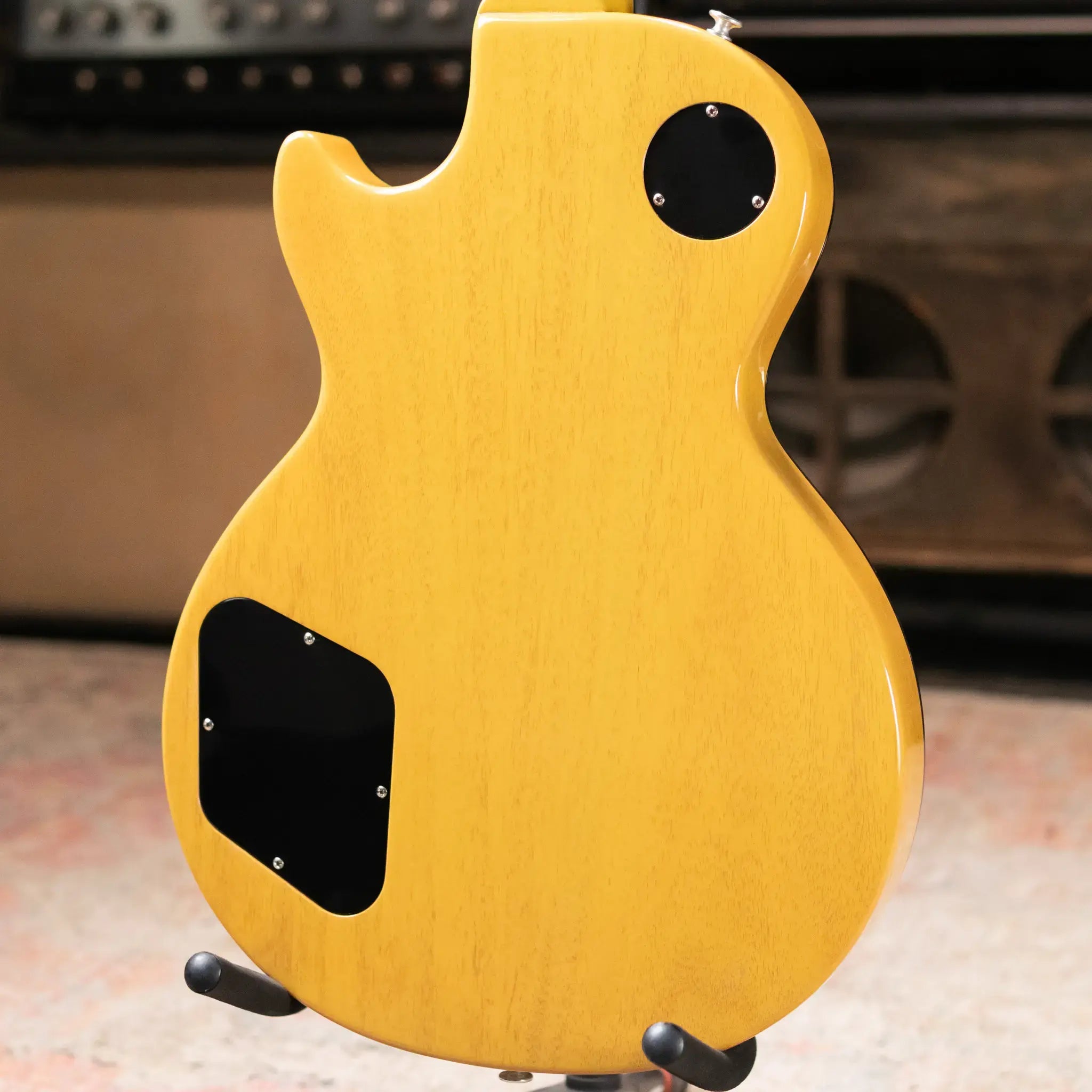 Gibson Les Paul Standard 50s Mahogany Top - TV Yellow with Hardshell Case