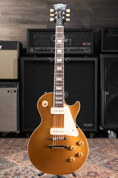 Gibson Les Paul Standard '50s P-90 Electric Guitar - Gold Top with Hardshell Case