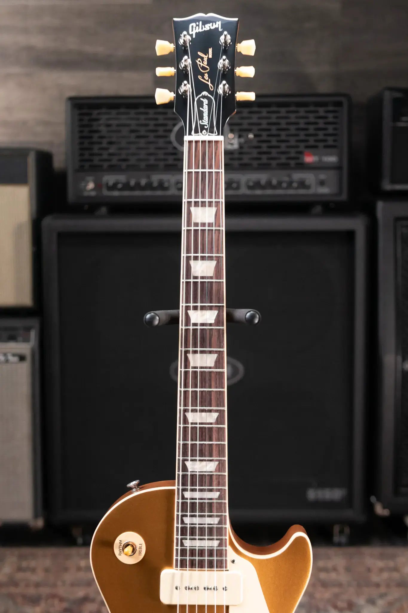 Gibson Les Paul Standard '50s P-90 Electric Guitar - Gold Top with Hardshell Case