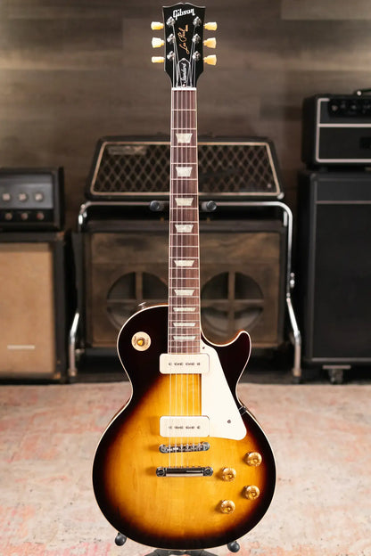 Gibson Les Paul Standard 50s P-90 Electric Guitar - Tobacco Burst with Hardshell Case