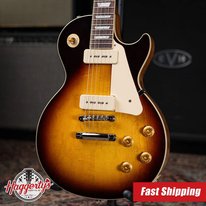 Gibson Les Paul Standard 50s P-90 Electric Guitar - Tobacco Burst with Hardshell Case