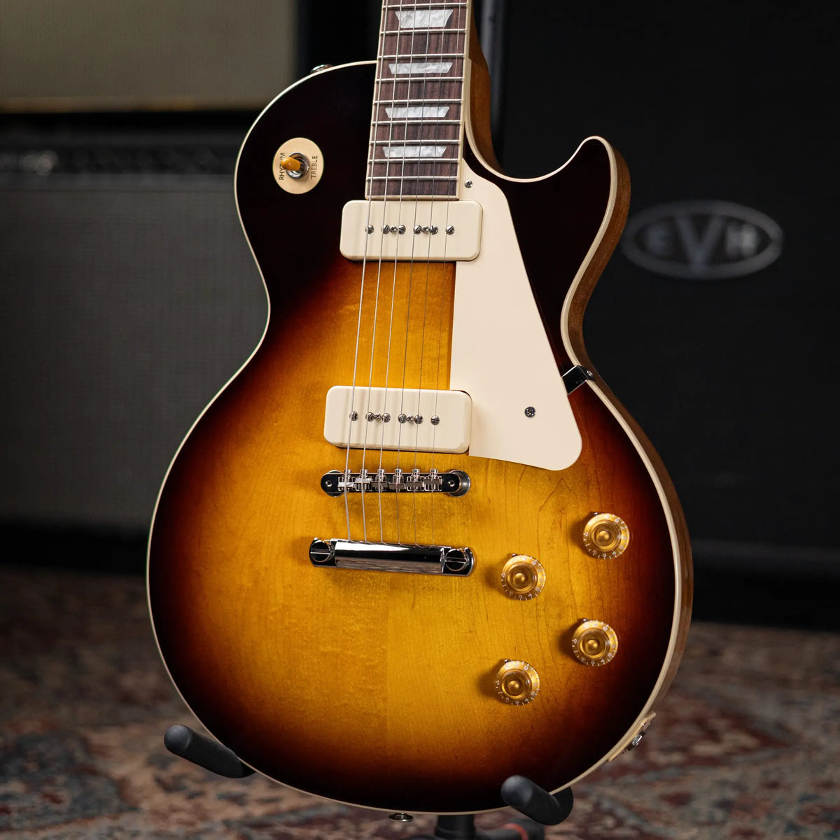 Gibson Les Paul Standard 50s P-90 Electric Guitar - Tobacco Burst with Hardshell Case