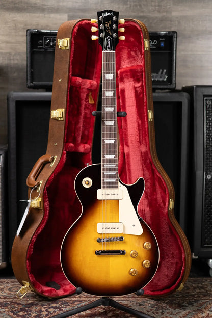 Gibson Les Paul Standard 50s P-90 Electric Guitar - Tobacco Burst with Hardshell Case