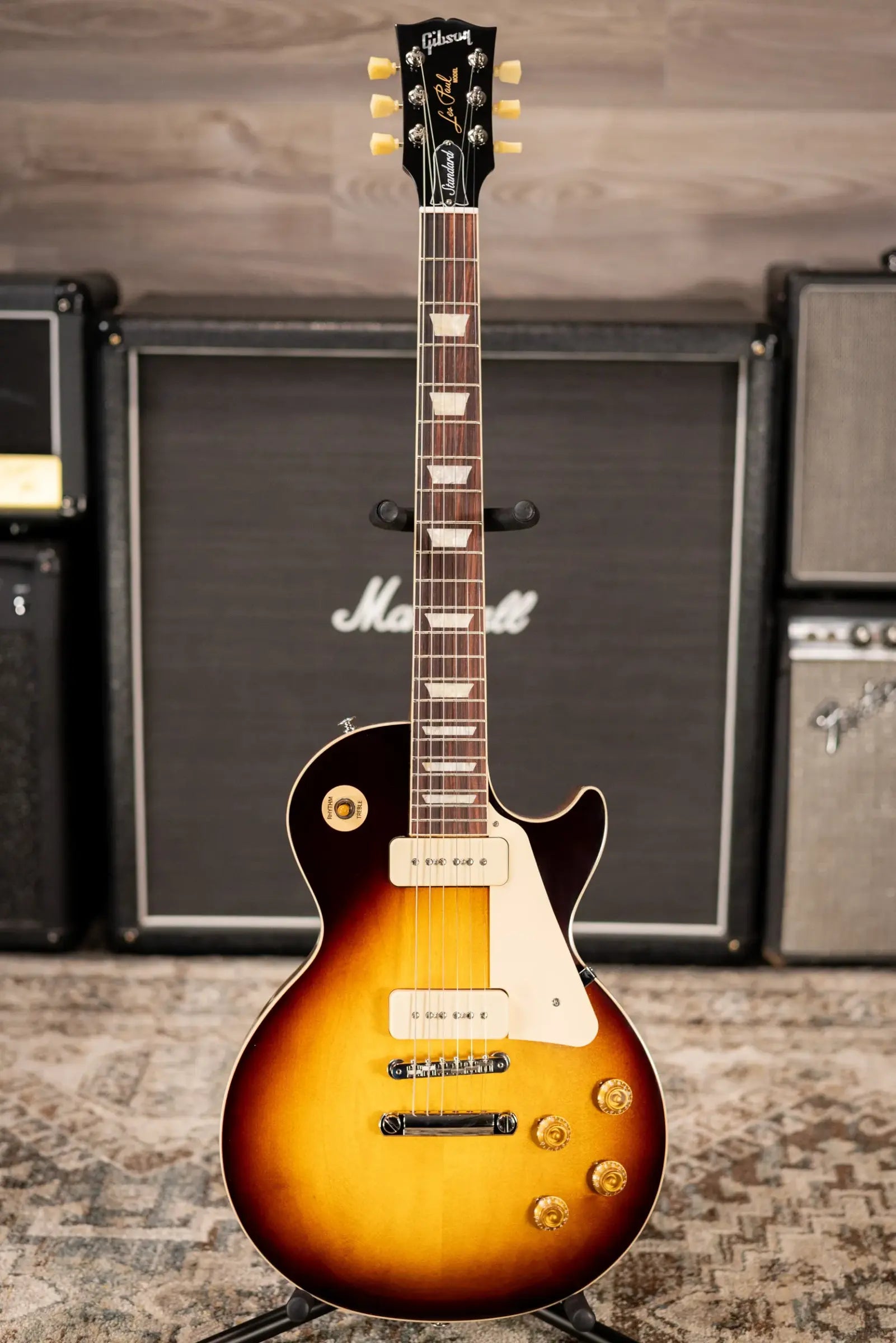 Gibson Les Paul Standard '50s P-90 Electric Guitar - Tobacco Burst with Hardshell Case