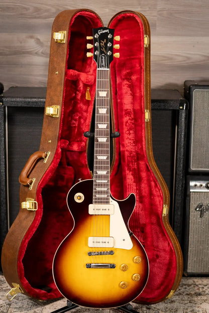 Gibson Les Paul Standard '50s P-90 Electric Guitar - Tobacco Burst with Hardshell Case