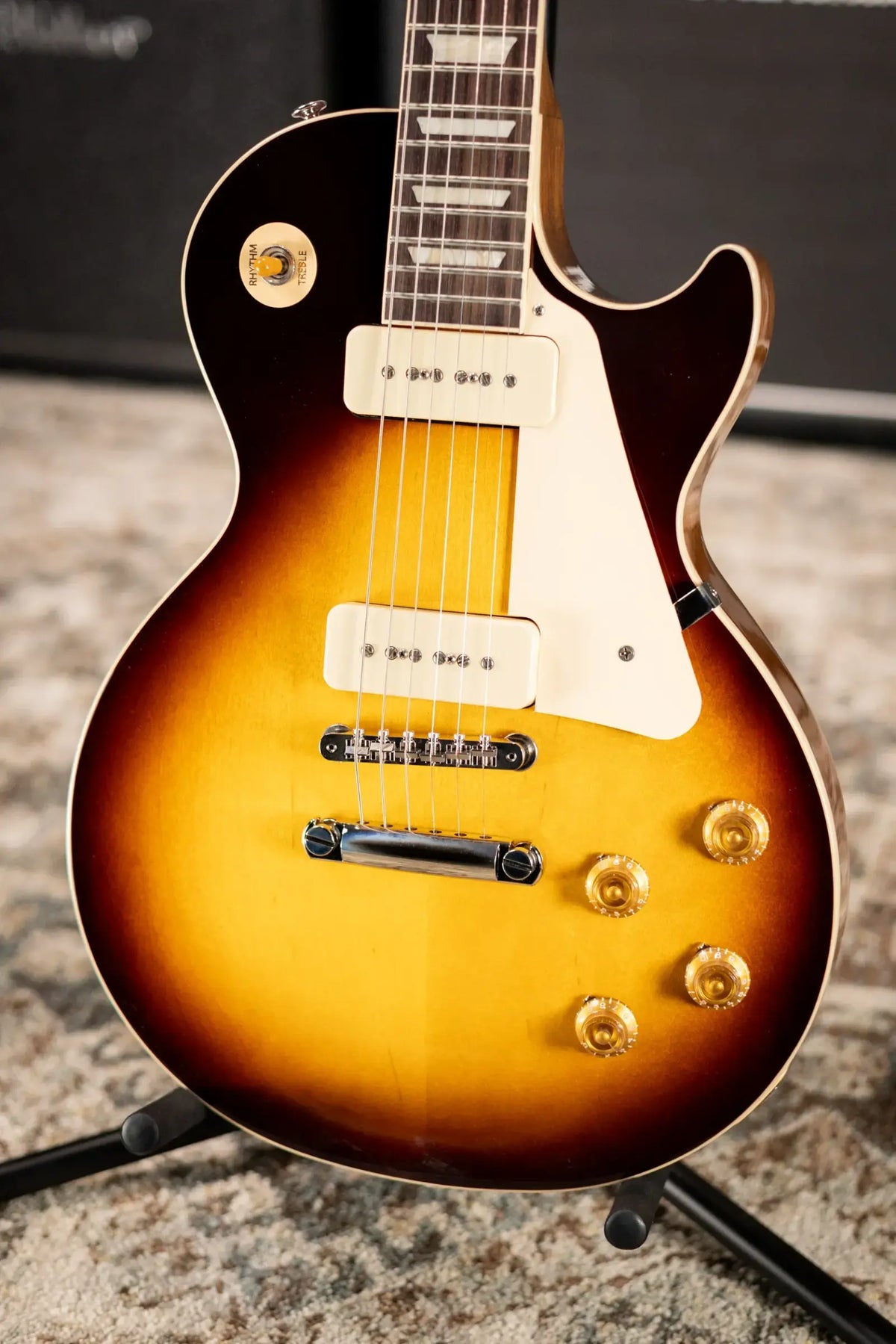 Gibson Les Paul Standard '50s P-90 Electric Guitar - Tobacco Burst with Hardshell Case
