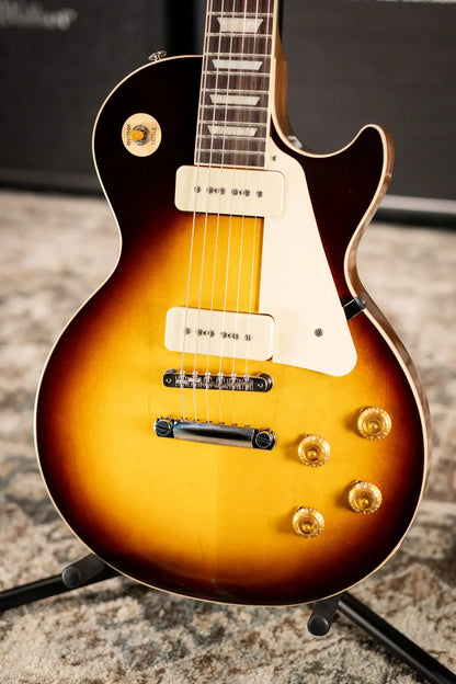 Gibson Les Paul Standard '50s P-90 Electric Guitar - Tobacco Burst with Hardshell Case