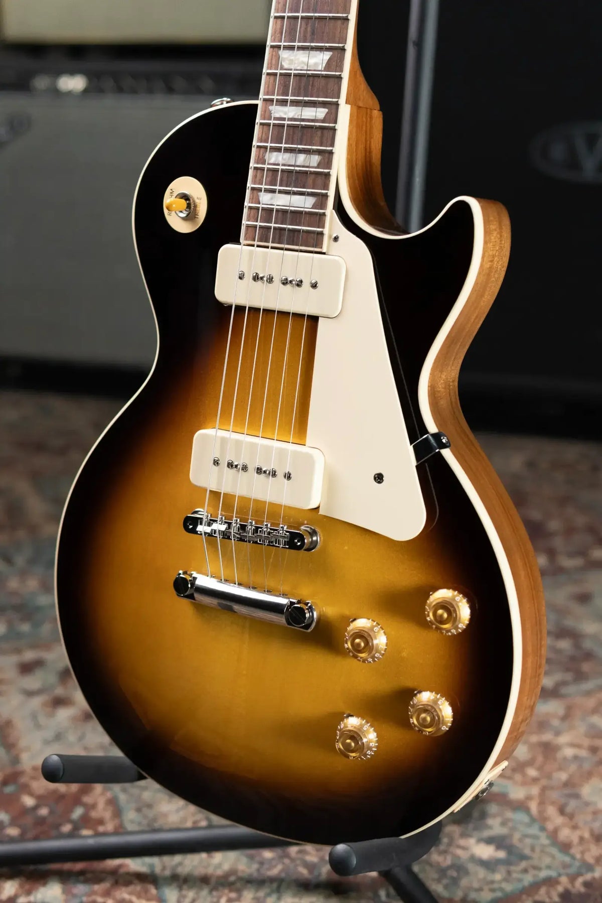 Gibson Les Paul Standard 50s P-90 Electric Guitar - Tobacco Burst with Hardshell Case