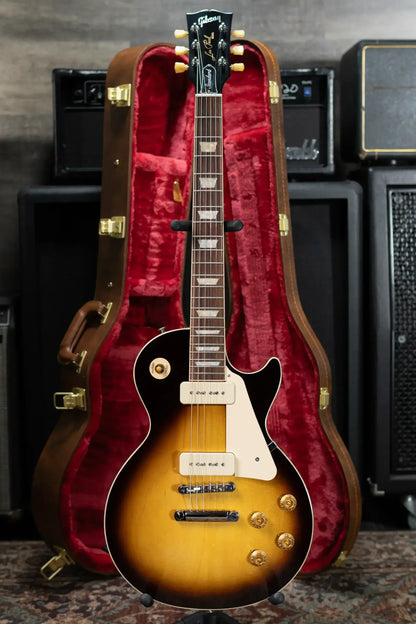 Gibson Les Paul Standard 50s P-90 Electric Guitar - Tobacco Burst with Hardshell Case