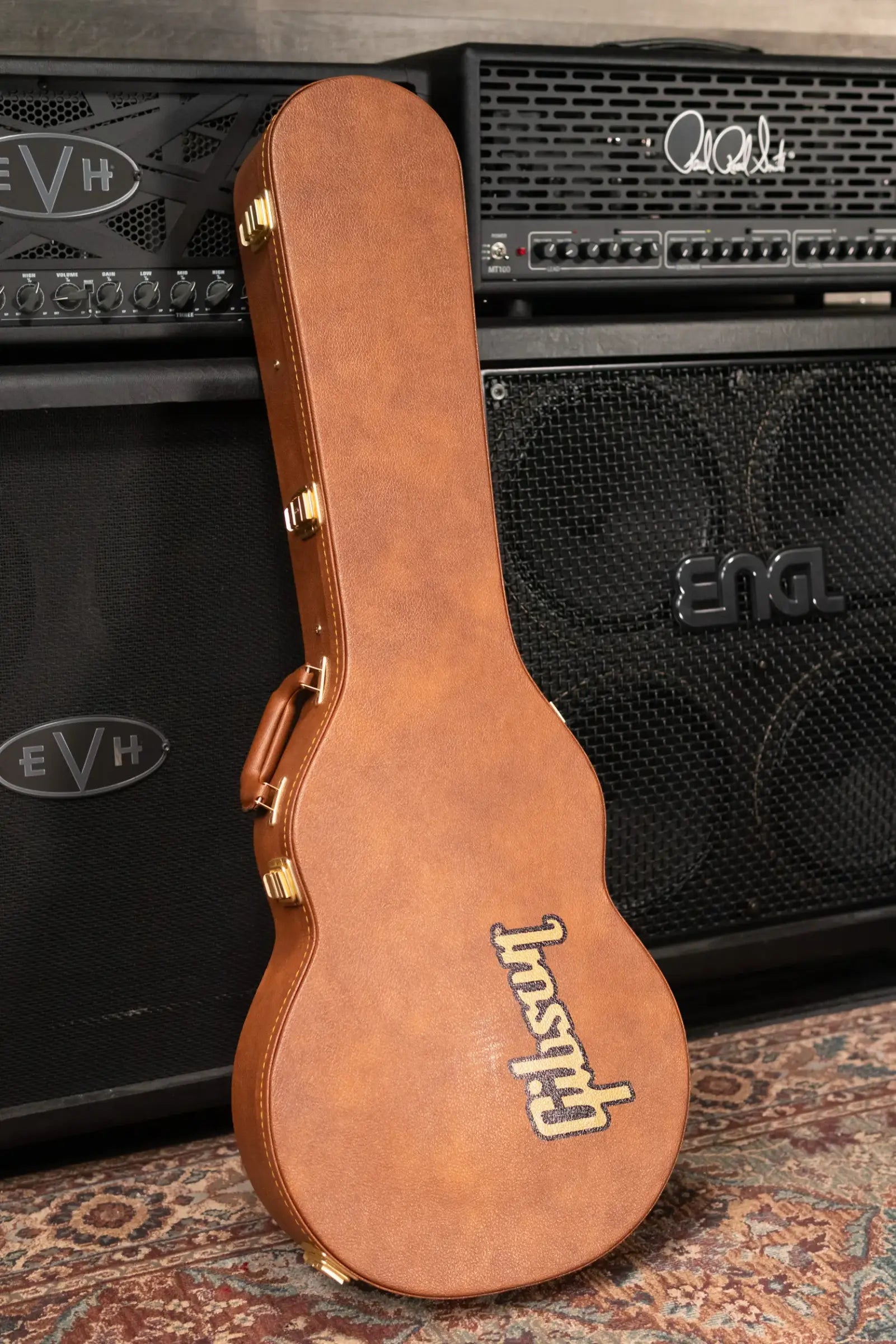 Gibson Les Paul Standard 50s Plain Top Electric Guitar - Sparkling Burgundy Top with Hardshell Case