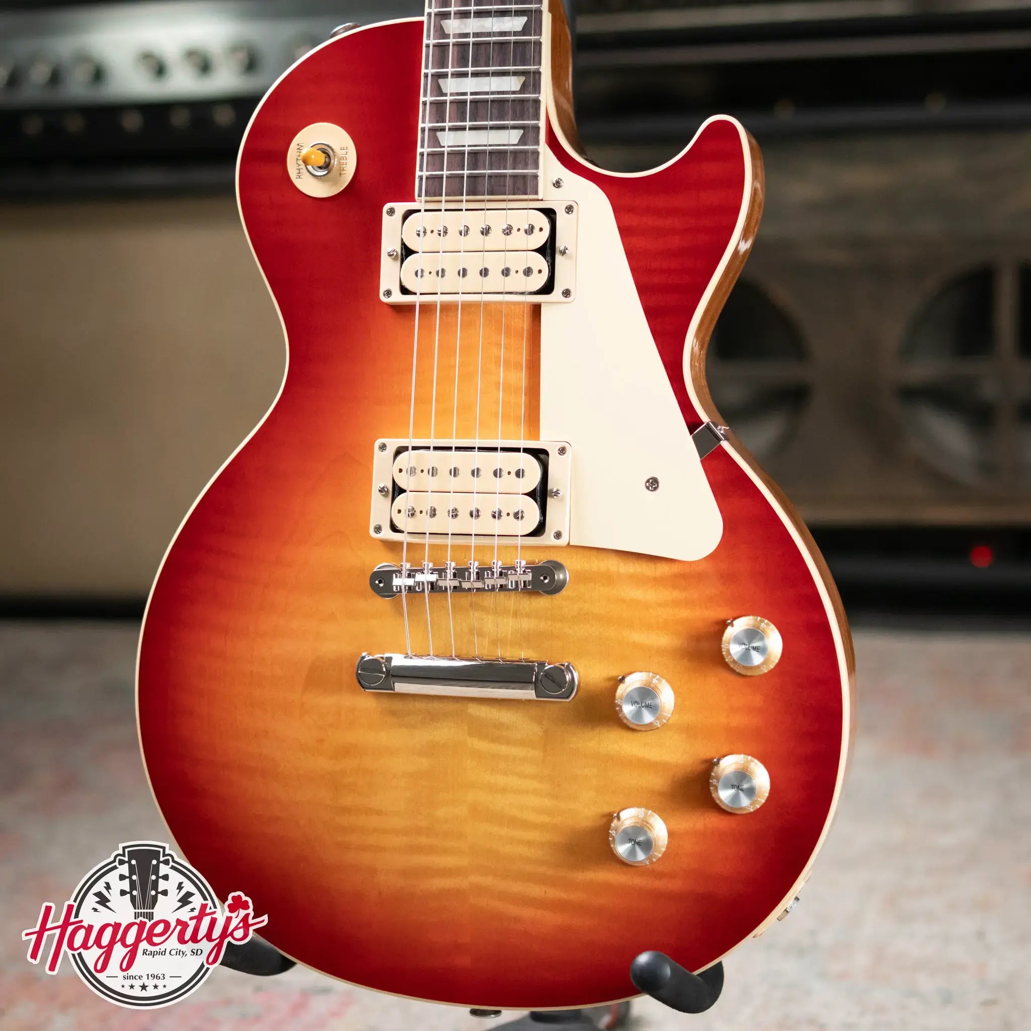 Gibson Les Paul Standard 60s Double Trouble (1 of 500) Electric Guitar - Vintage Cherry Sunburst Gloss with Hardshell Case