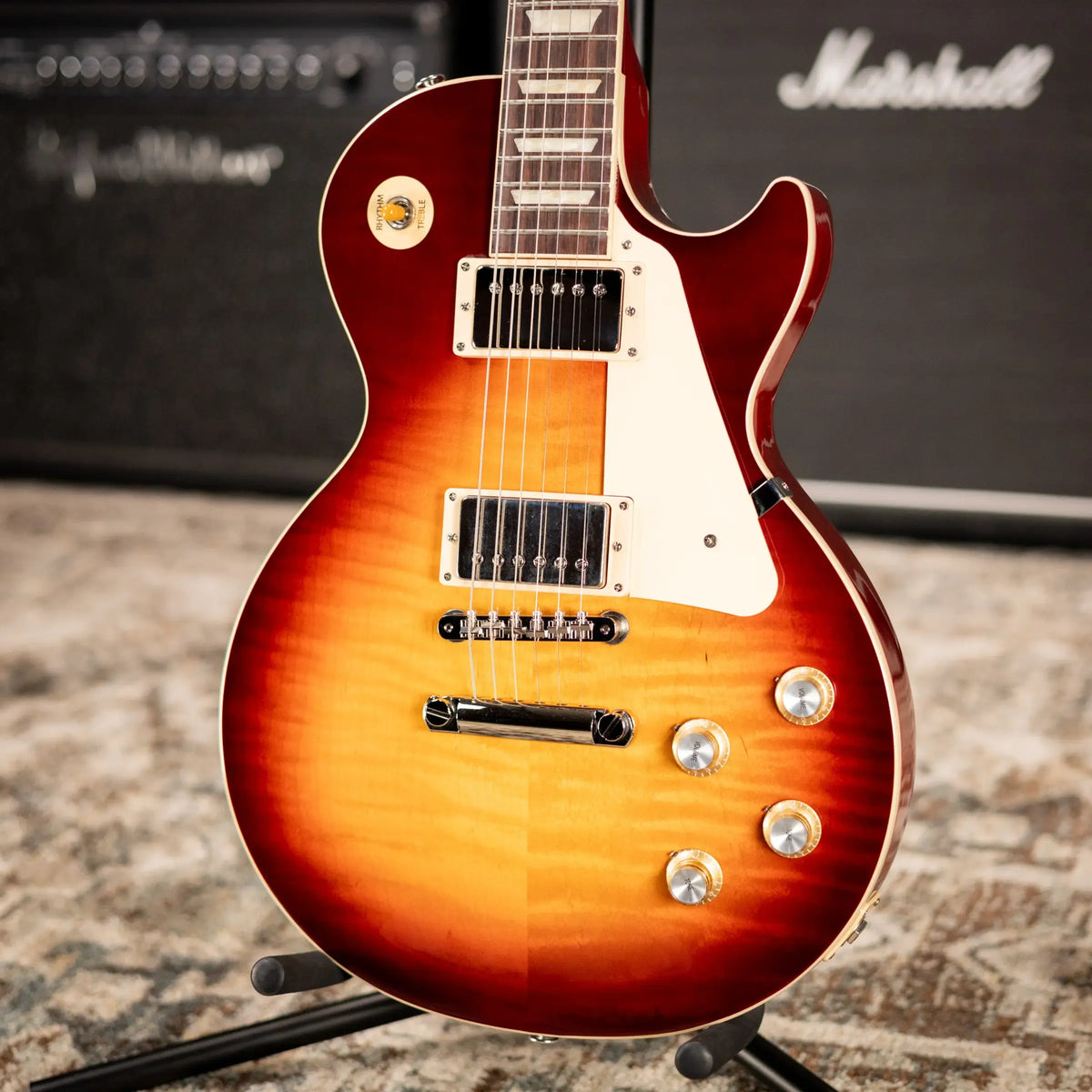 Gibson Les Paul Standard '60s Electric Guitar - Bourbon Burst with Hardshell Case