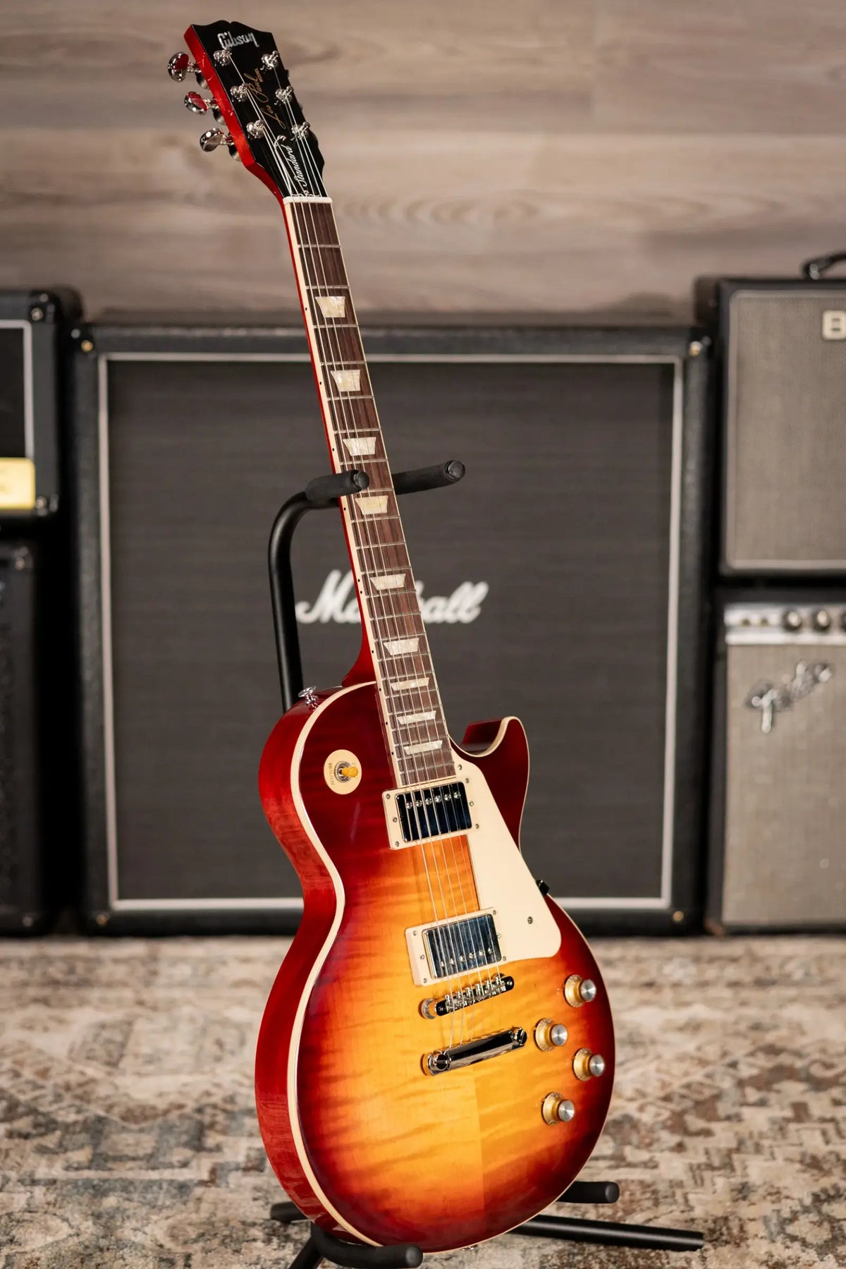 Gibson Les Paul Standard '60s Electric Guitar - Bourbon Burst with Hardshell Case