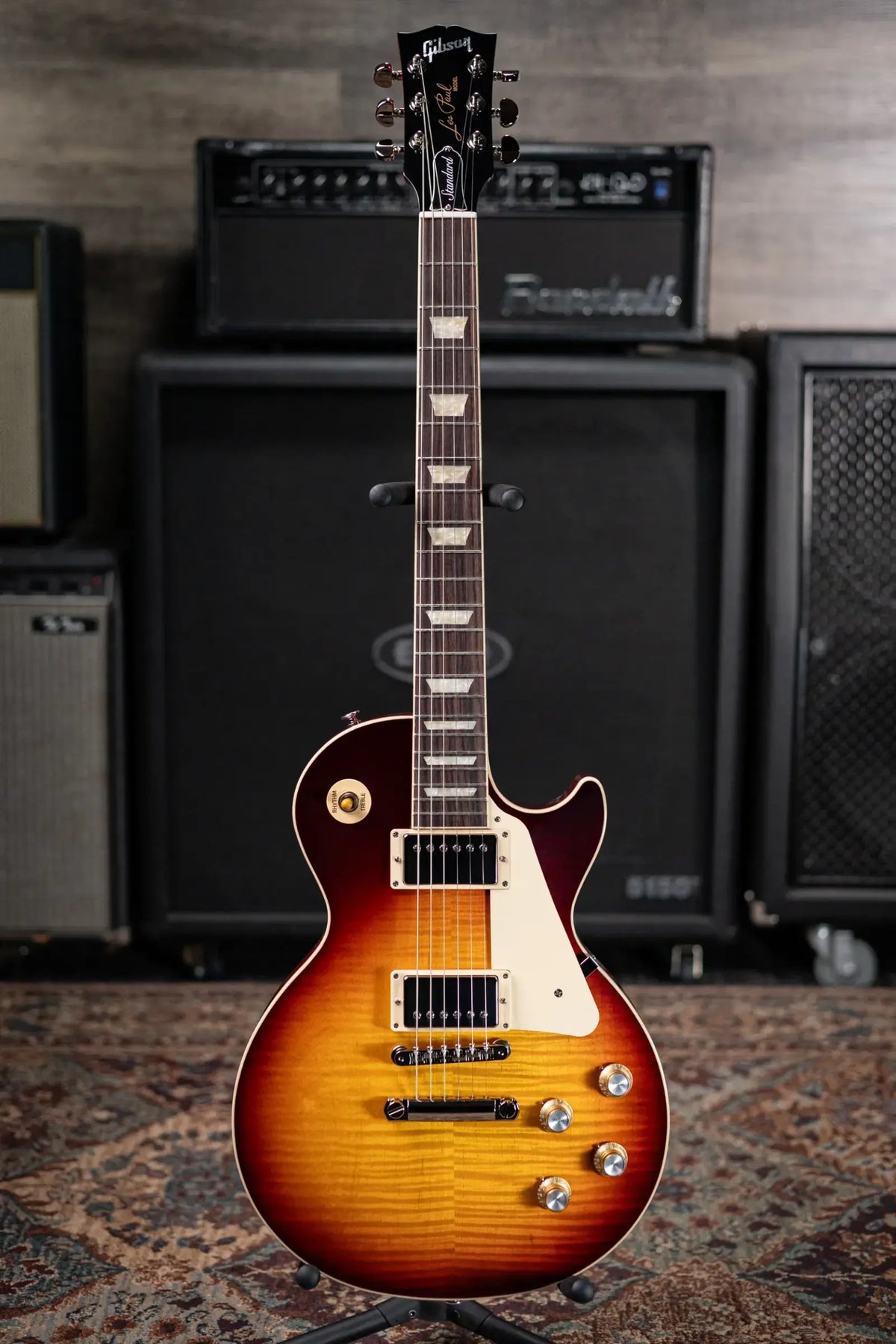 Gibson Les Paul Standard '60s Electric Guitar - Bourbon Burst with Hardshell Case