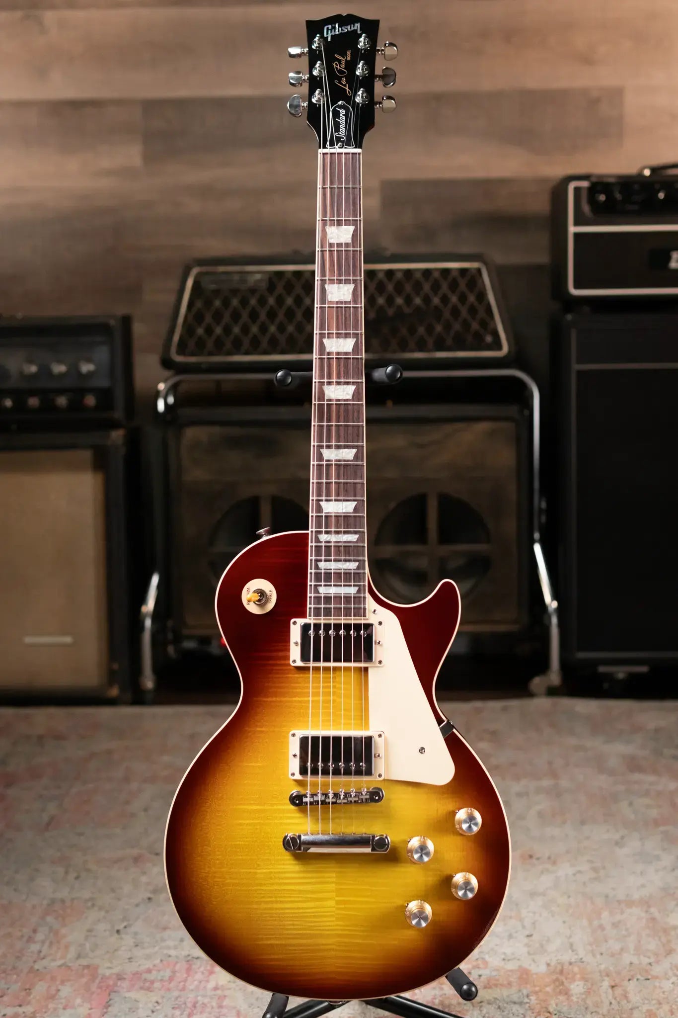 Gibson Les Paul Standard 60s Electric Guitar - Iced Tea with Hardshell Case