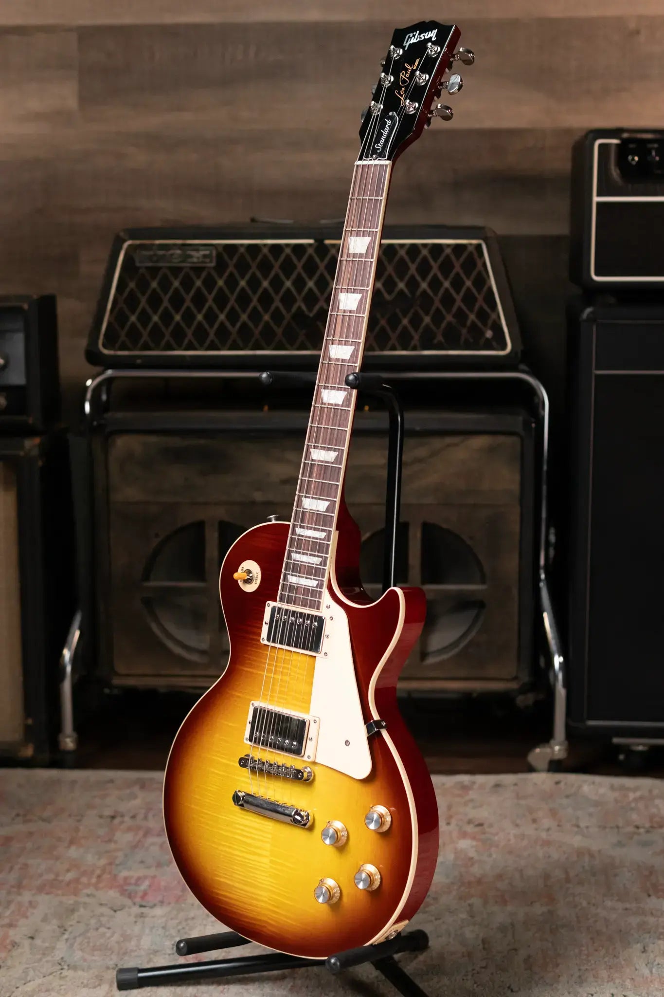 Gibson Les Paul Standard 60s Electric Guitar - Iced Tea with Hardshell Case