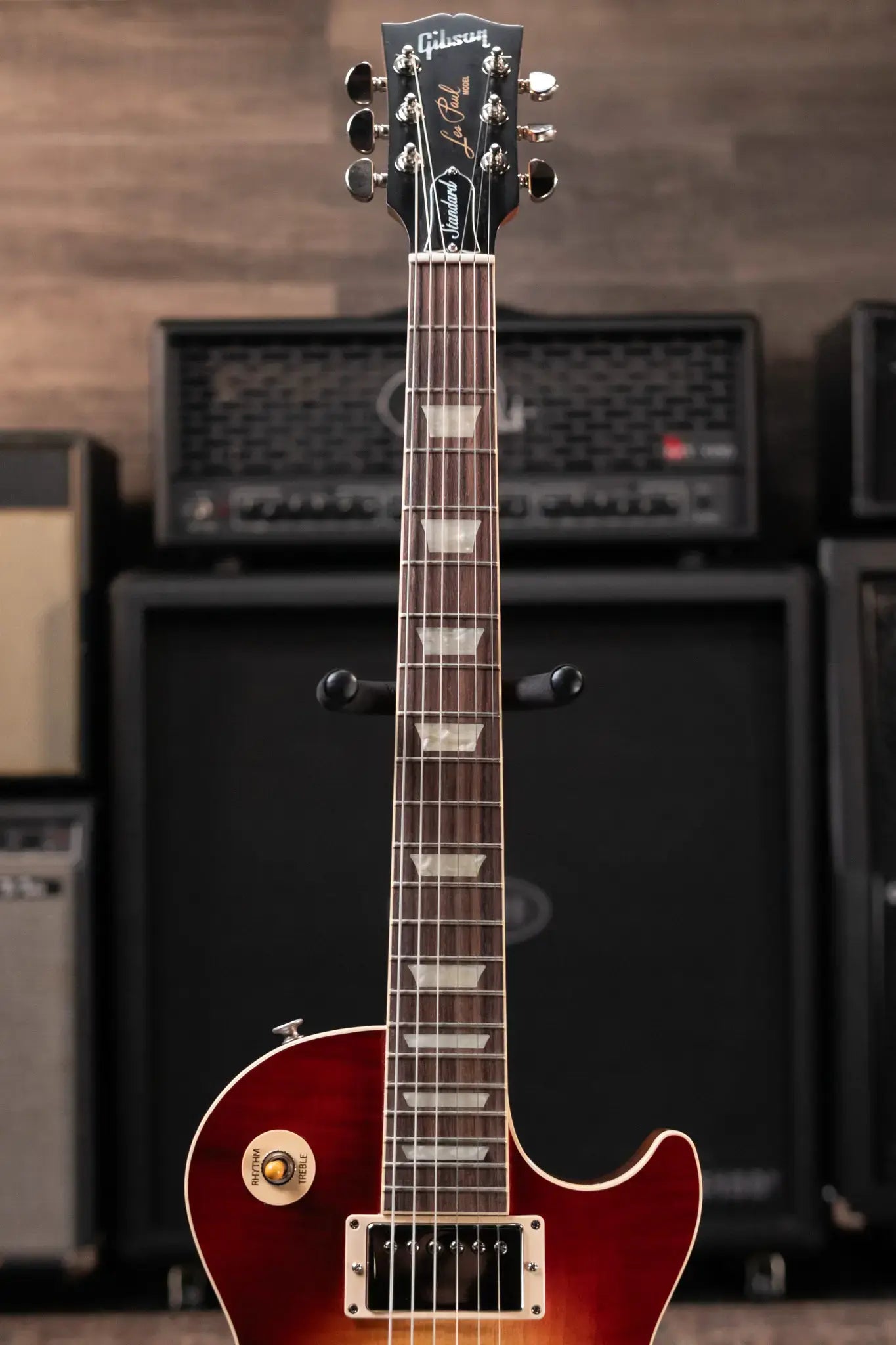 Gibson Les Paul Standard 60s Faded Electric Guitar - Vintage Bourbon Sunburst with Hardshell Case - Used
