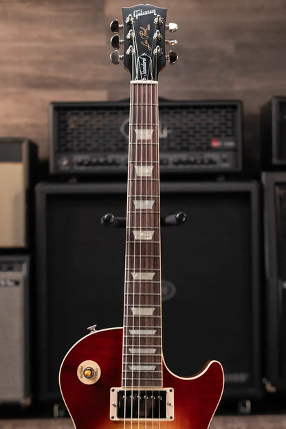 Gibson Les Paul Standard 60s Faded Electric Guitar - Vintage Bourbon Sunburst with Hardshell Case - Used