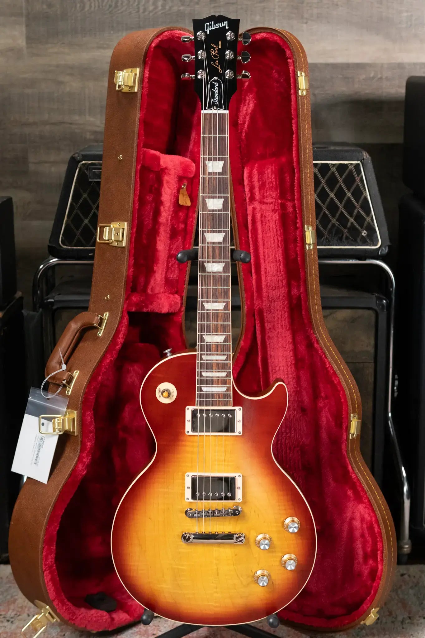 Gibson Les Paul Standard 60s Faded - Vintage Bourbon Burst with Hardshell Case - Used