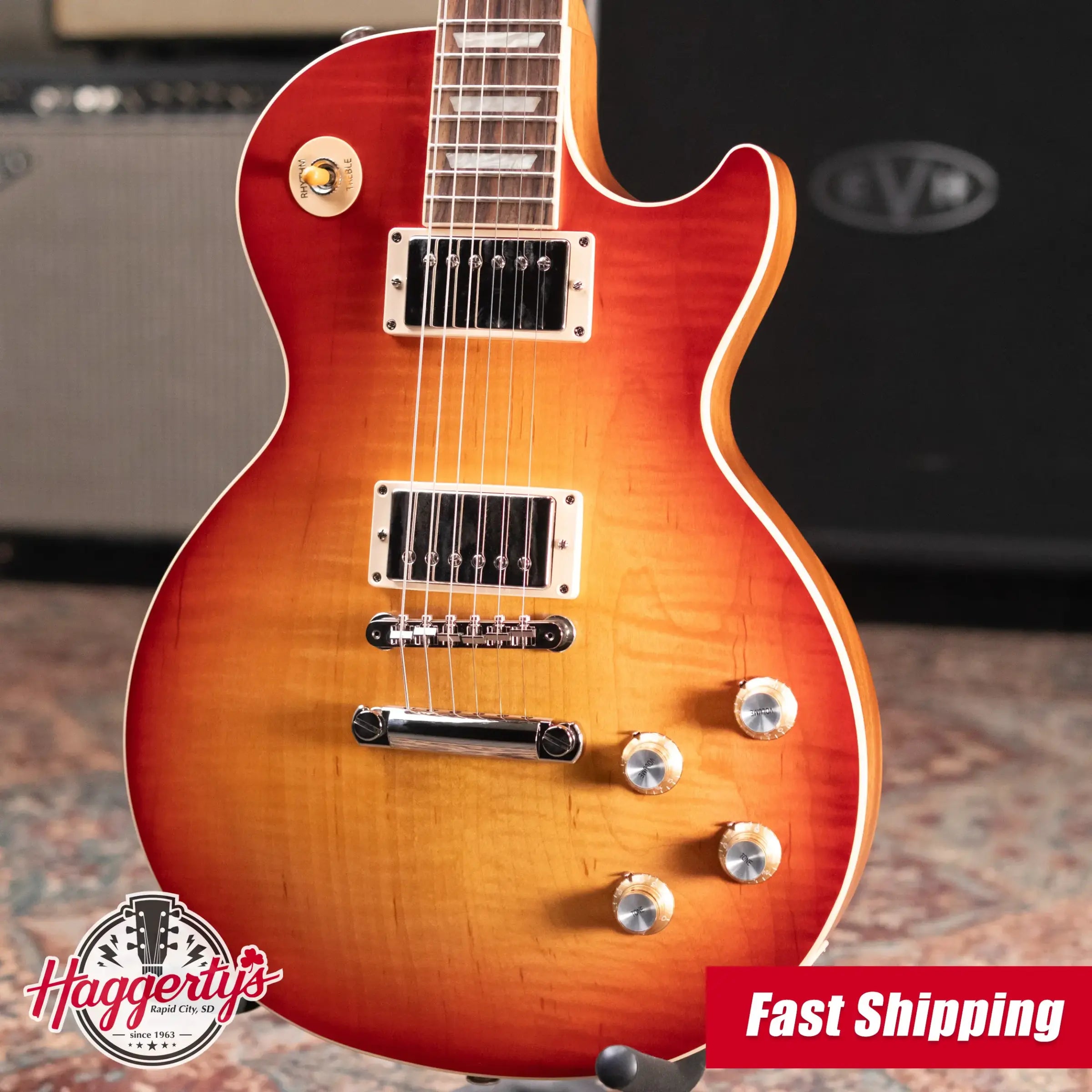 Gibson Les Paul Standard 60s Faded - Vintage Cherry Sunburst with Hardshell Case - Floor Model