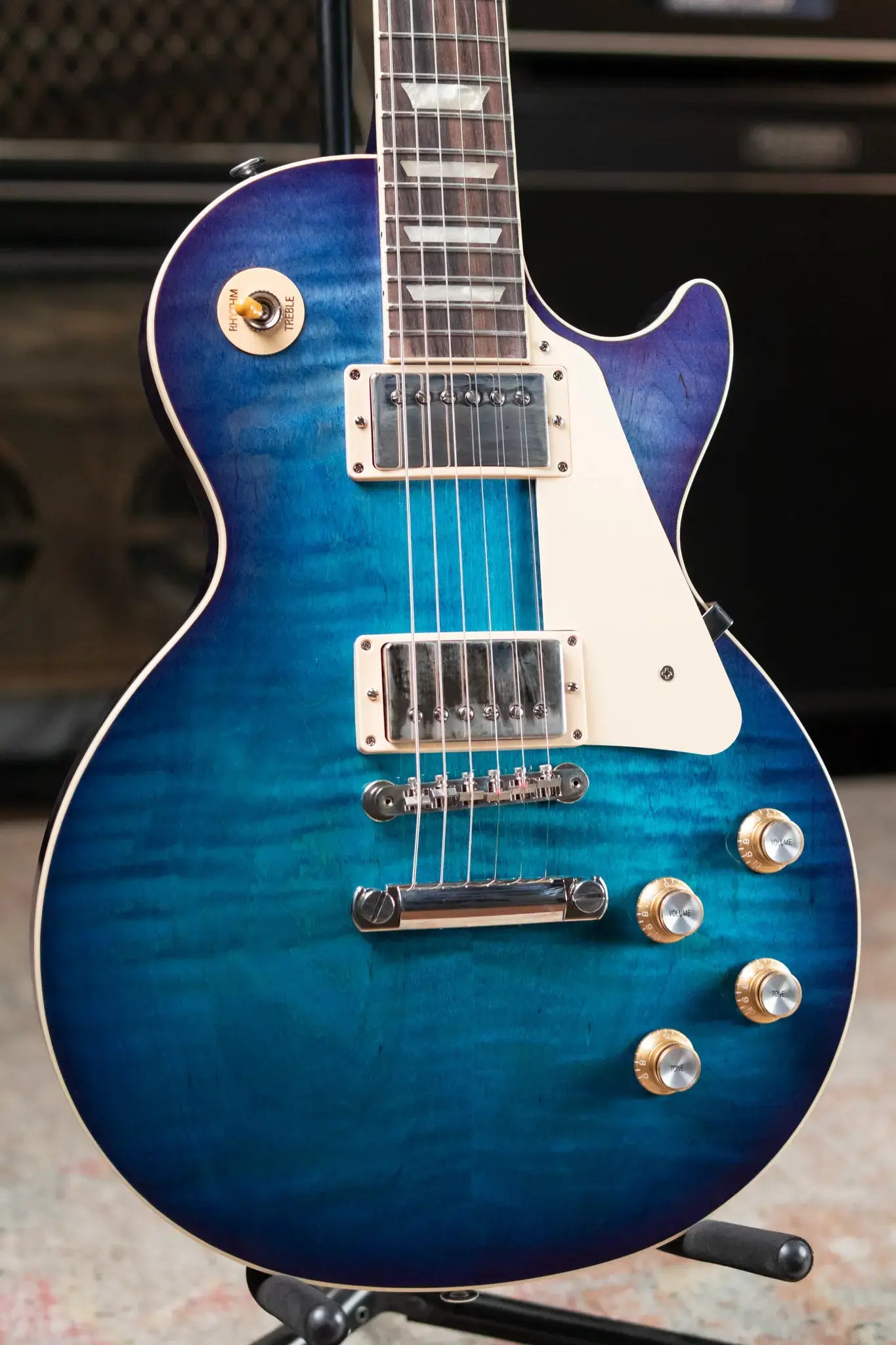 Gibson Les Paul Standard 60s Figured Top - Blueberry Burst with Hardshell Case