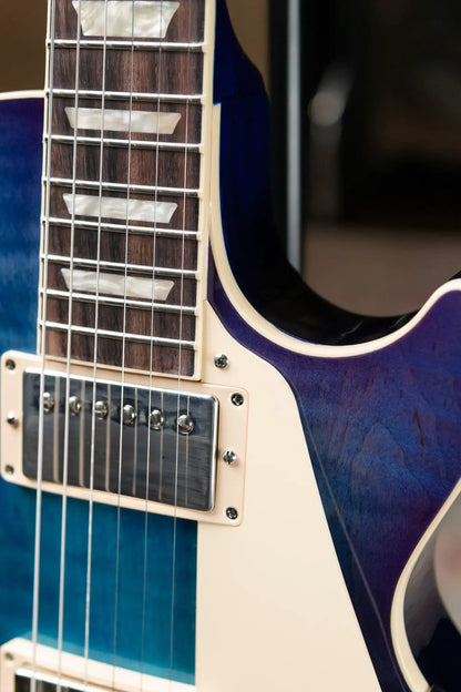 Gibson Les Paul Standard 60s Figured Top - Blueberry Burst with Hardshell Case