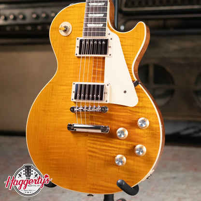 Gibson Les Paul Standard '60s Figured Top Electric Guitar - Honey Amber with Hardshell Case