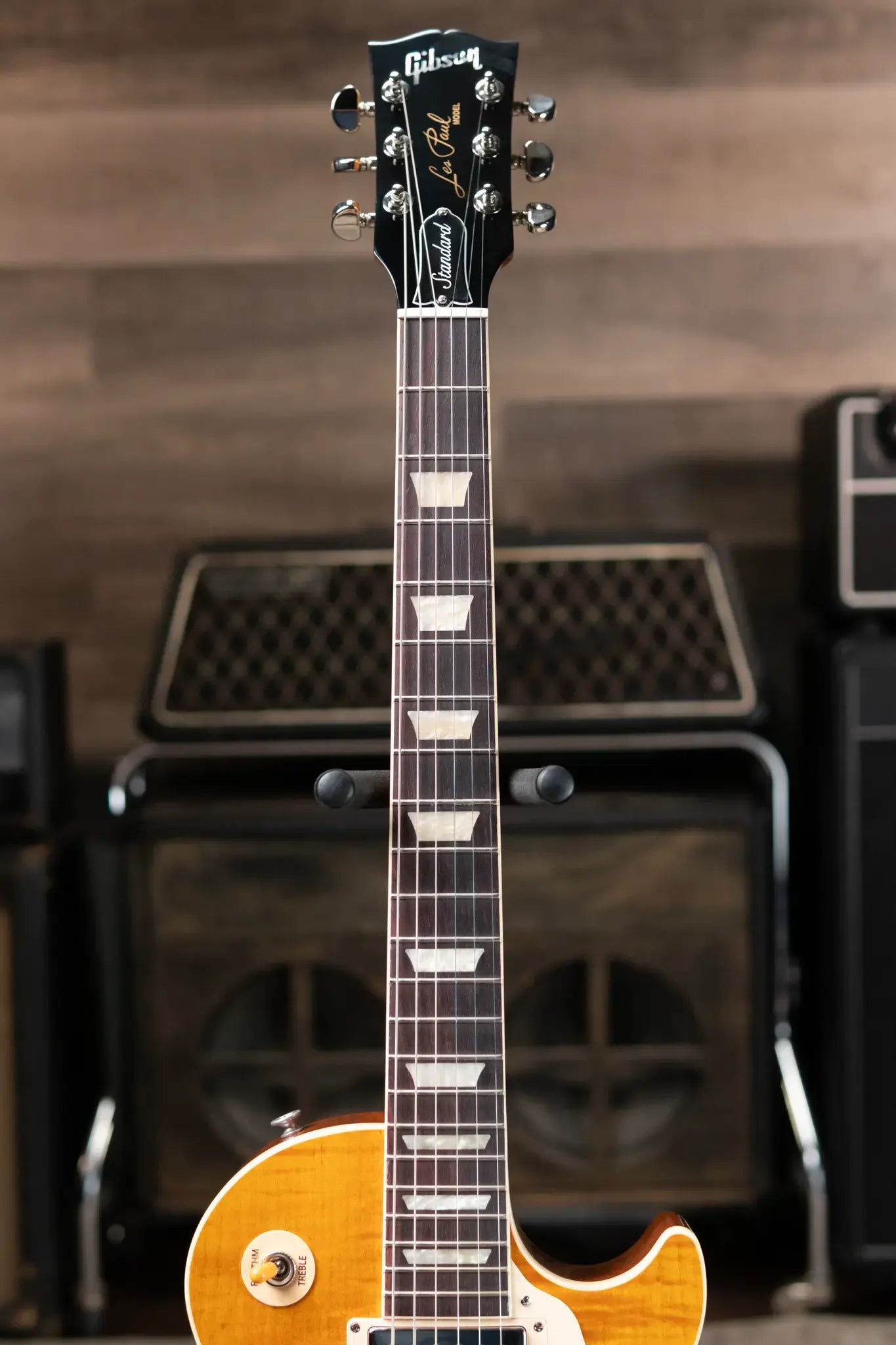 Gibson Les Paul Standard '60s Figured Top Electric Guitar - Honey Amber with Hardshell Case