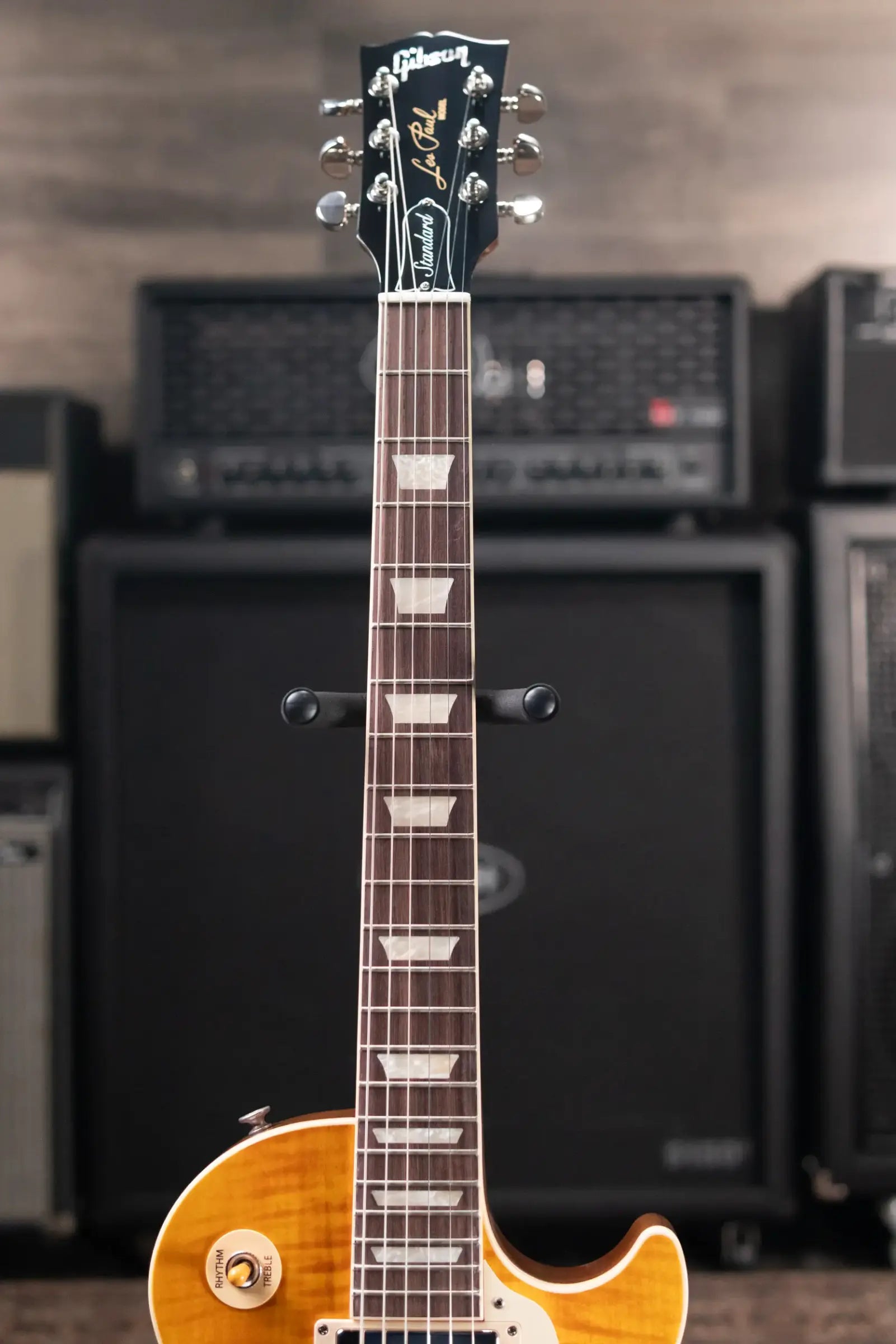 Gibson Les Paul Standard '60s Figured Top Electric Guitar - Honey Amber with Hardshell Case