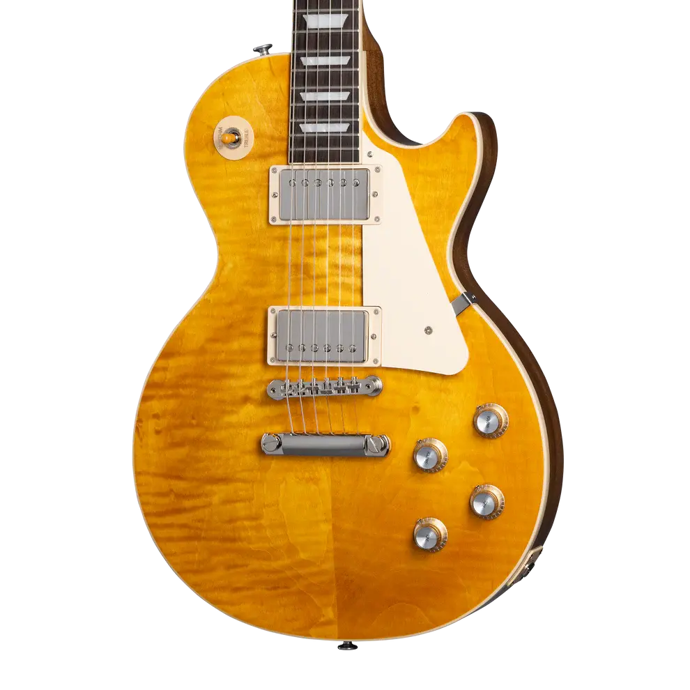 Gibson Les Paul Standard '60s Figured Top Electric Guitar - Honey Amber with Hardshell Case