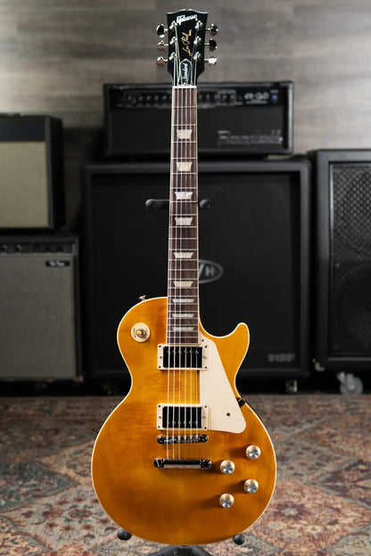 Gibson Les Paul Standard '60s Figured Top Electric Guitar - Honey Amber with Hardshell Case