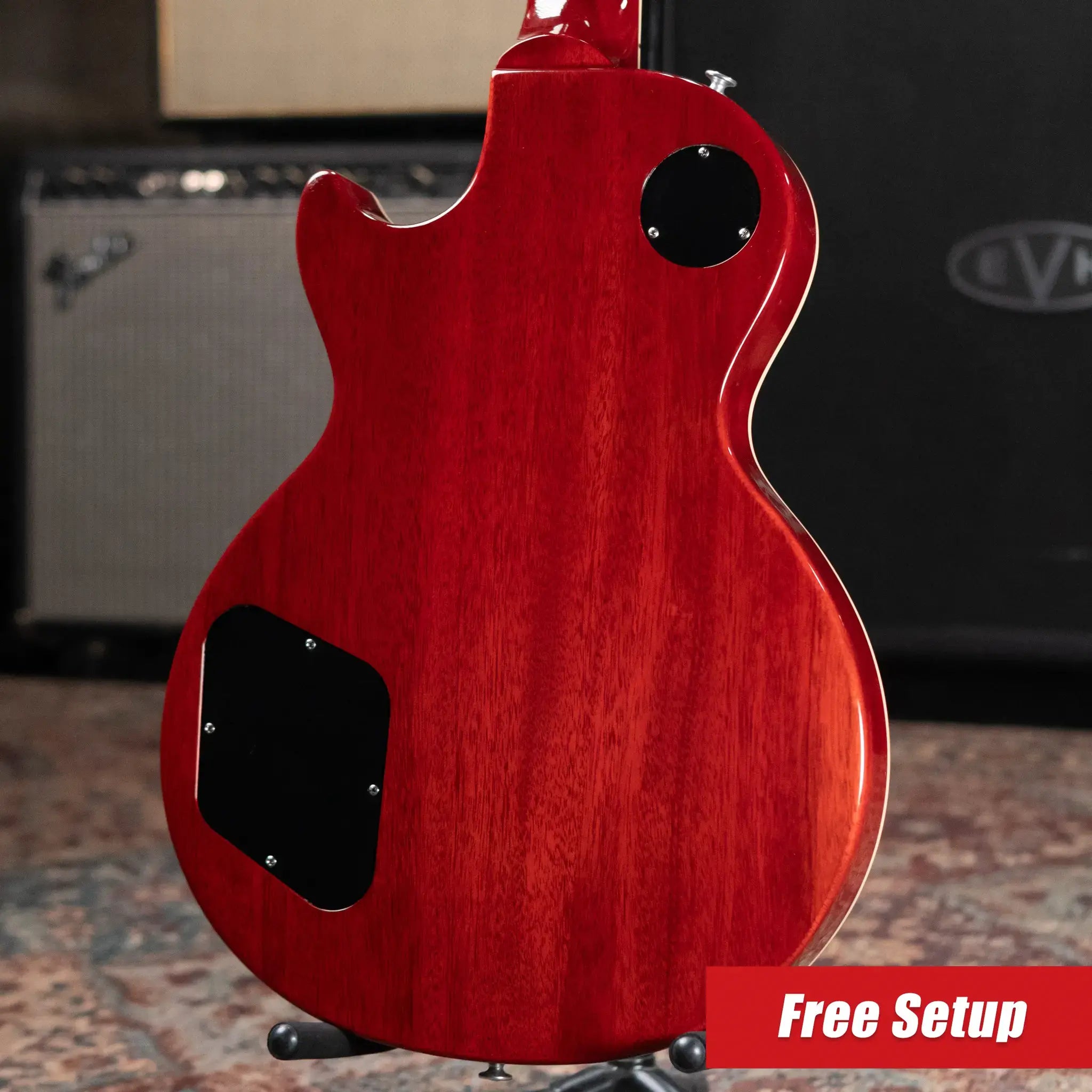 Gibson Les Paul Standard 60s Figured Top Electric Guitar - Sixties Cherry with Hardshell Case