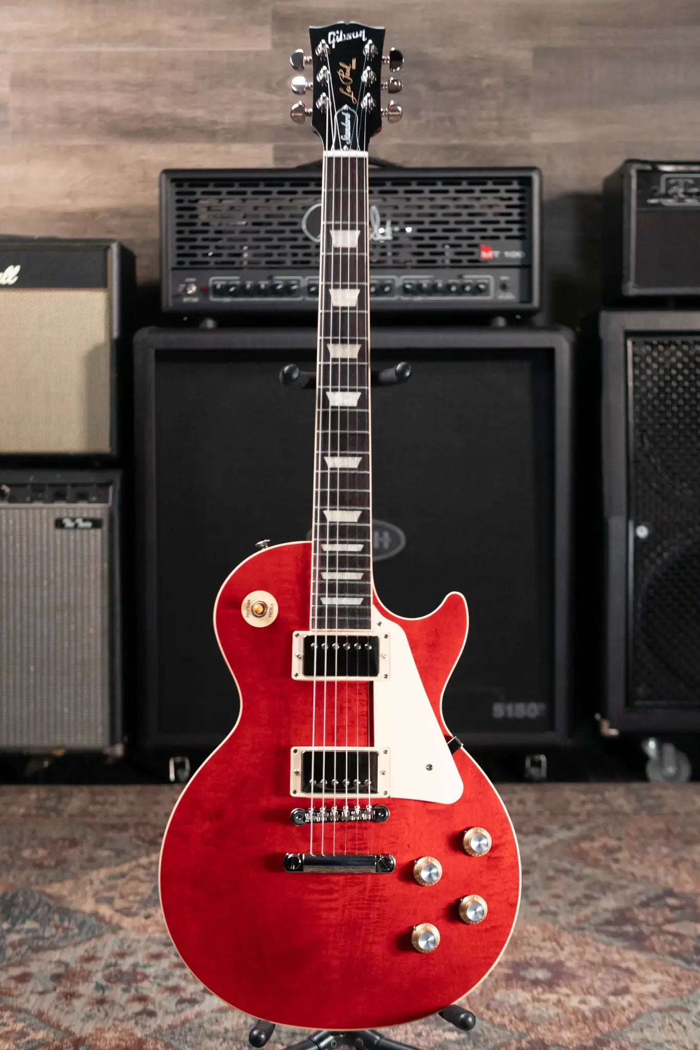 Gibson Les Paul Standard 60s Figured Top Electric Guitar - Sixties Cherry with Hardshell Case