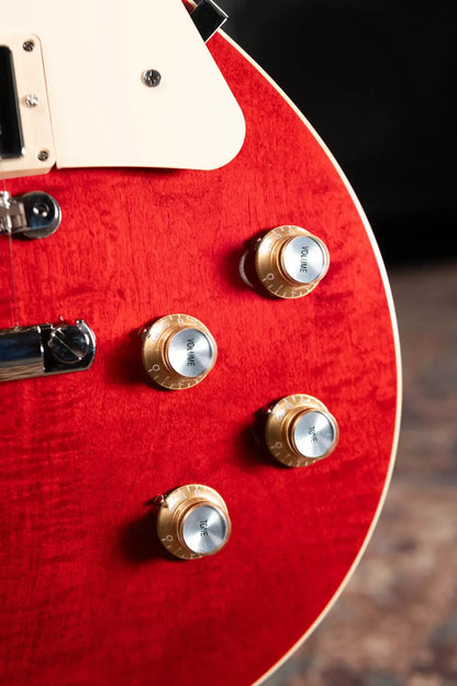 Gibson Les Paul Standard 60s Figured Top Electric Guitar - Sixties Cherry with Hardshell Case